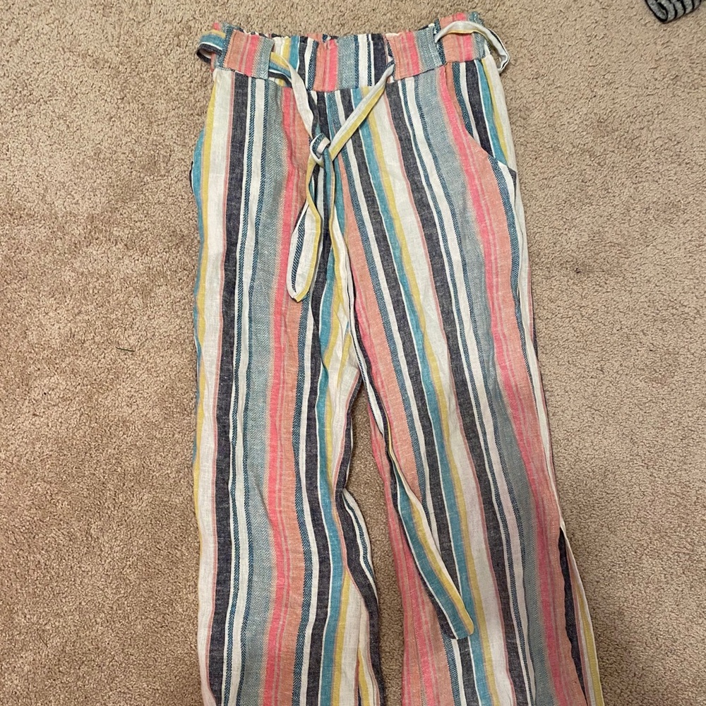 Striped Flowy Pants